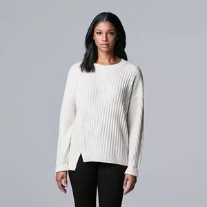 Simply Vera Wang asymmetrical sweater